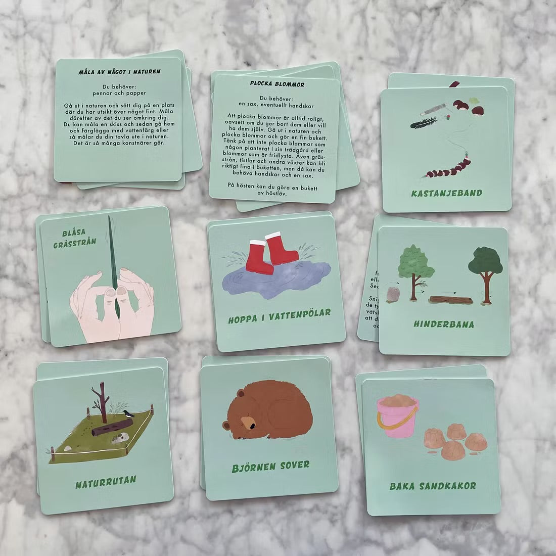 Aktivitetskort Naturen - 50 roliga saker utomhus