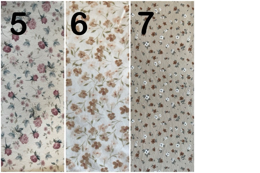 Snutte - Med öron - Blommor - Flera färger