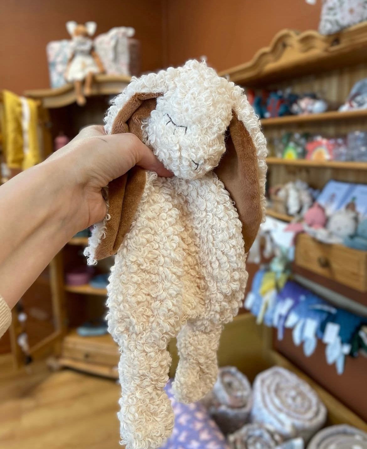 Snutte - Med huvud - Brun - Vit